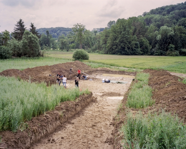 Photo of an excavation site