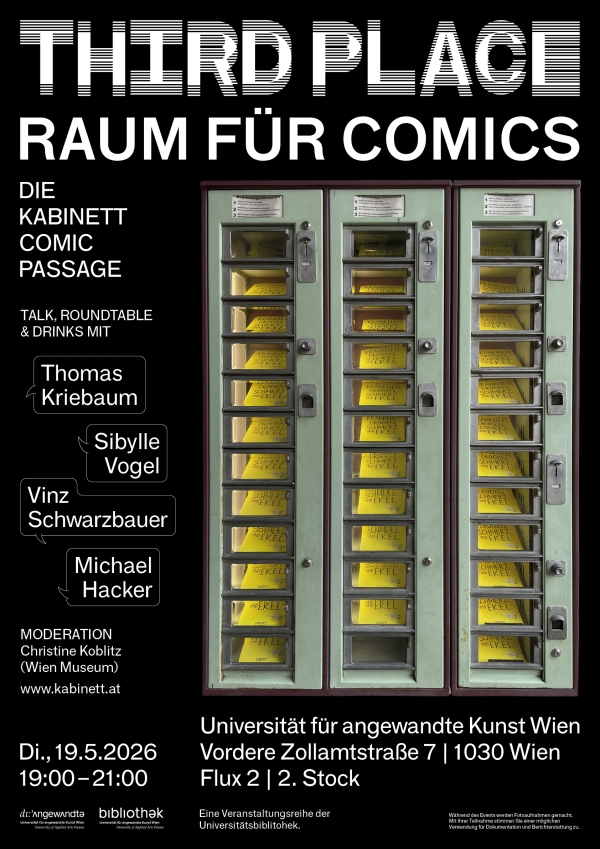 Veranstaltungsplakat
                                          Third Place 2026 Raum für Comics
