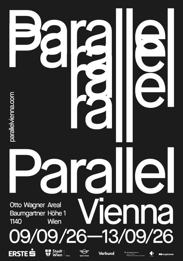 Veranstaltungsplakat der PARALLEL Messe
                                          von 9. bis 13. September 2026.