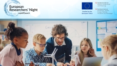 European Researchers’ Night 2023  Researchers with children
                                          at work