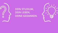 Zwei gezeichnete Köpfe mit
                                          Glühbirnen