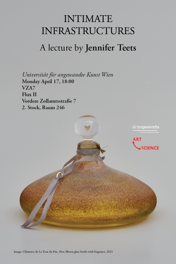 Image: Clémence de la Tour
                                          du Pin, HOST, Blown glass bottle with fragrance, 2021 