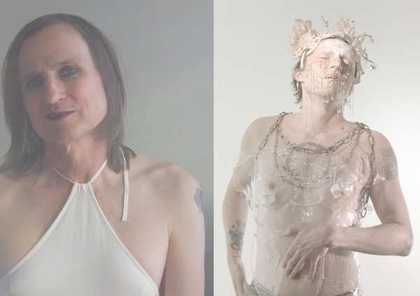 Porträts von McKenzie Wark and Ariadne Randall