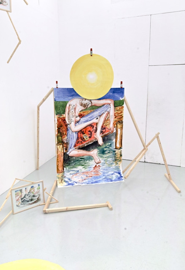 Ausstellungsansicht von Peter Fritzenwallner 