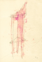 Heinz Tesar, Station
                                          stehend 02, Calvario, 1990 