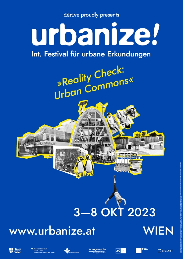 Plakat des urbainze! Festoval 2023.